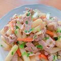 ☆３匹の子ぶた☆'s cooksnap of when they made 豚肉と長芋の味噌炒め.