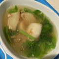 えのちゃんのパン's cooksnap of when they made かぶのそぼろスープ.