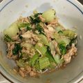 kirinda's cooksnap of when they made ごま油香る！チンゲン菜とツナ缶の和え物.