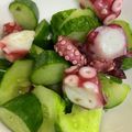 たぼたぼりん's cooksnap of when they made 簡単！ポン酢でタコときゅうりの和物.