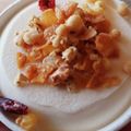 ﾋﾟﾛﾐ♡'s cooksnap of when they made フルーツグラノーラでバニラアイス♪.