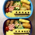 Chaaa_room's cooksnap of when they made ２歳の誕生日に★新幹線プレート★.
