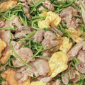 rietles☆'s cooksnap of when they made 豆苗と豚肉の玉子炒め♪.