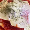 院長14's cooksnap of when they made チキンパルメジャーナ.