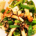 くりりん♬'s cooksnap of when they made 和えるだけ♪ピーマンと竹輪の塩こんぶ和え.