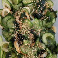 シビリキン's cooksnap of when they made 竹輪ときゅうりのだし醤油わさび和え.
