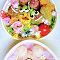 ☆ミルミル's cooksnap of when they made お弁当ハートかまぼこ（キャラ弁）.