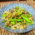 料理男子部's cooksnap of when they made ししとうとしめじの炒め常備菜.