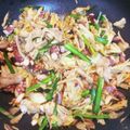 ＊あんころ's cooksnap of when they made 美人COMPANY　ネギタコ豚キムチ丼.