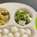 ろこりん♪'s cooksnap of when they made 離乳食完了期・オクラときゅうりの白和え丼.