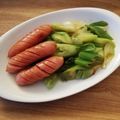 ☆hikonyan☆'s cooksnap of when they made ウインナーのからし醤油.