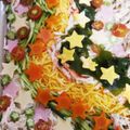 ちーゆづアーちゃん☆'s cooksnap of when they made 七夕☆可愛い素麺☆子供と一緒に簡単☆.