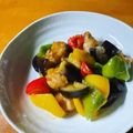samakosama's cooksnap of when they made ナス＆鶏の甘酢炒め☆夏野菜なんでもin♪.