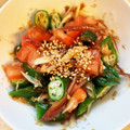 ˚✧₊⁎ゆう˚✧₊⁎'s cooksnap of when they made 管理栄養士のトマトとみょうがのおかか和え.