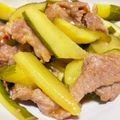 aporoo25's cooksnap of when they made 胡瓜と豚肉の甘酢炒め.