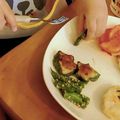 kam嫁's cooksnap of when they made 子供が食べ易い♡輪切りのピーマン肉詰め.
