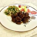だりりラブ's cooksnap of when they made 節約！合挽き肉でサイコロステーキ♪.