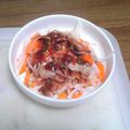 がんばる子's cooksnap of when they made パリパリ大根と冷しゃぶの梅ドレ和え.