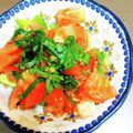 コロタイママ's cooksnap of when they made アボカド、トマト、大葉のわさび醤油和え.