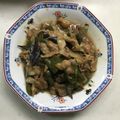 ハングル's cooksnap of when they made 豚肉とナスの辛子炒め.