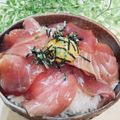 まめまるM's cooksnap of when they made ごま油香る！マグロ＆サーモン漬け丼！.