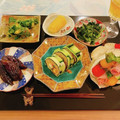 miwayon's cooksnap of when they made きゅうりの飾り巻き（巻き寿司）.