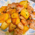 cookyu_⑅♡'s cooksnap of when they made 鶏ももとじゃがいものうまうまゆず胡椒炒め.