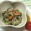 ほあちん's cooksnap of when they made わが家の酢の物　新玉ねぎ入り.