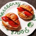 もふもふクロさん's cooksnap of when they made トマトとばななのサンドイッチ♡.