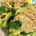 ムーヒツジ's cooksnap of when they made ＊ブロッコリーのツナたまコンソメ炒め＊.