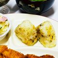 にきけん's cooksnap of when they made のりたまおにぎり.