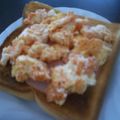 rirakubo's cooksnap of when they made 簡単たまごのっけトースト☆.