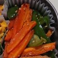 G_Yossan's cooksnap of when they made 速攻！塩昆布で人参とピーマンのきんぴら.