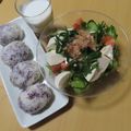 よちりん's cooksnap of when they made レタスときゅうりの豆腐サラダ♪.