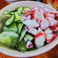 低カロ探検隊's cooksnap of when they made タコときゅうりの酢の物.