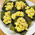 はなぴっち's cooksnap of when they made 簡単！　とうもろこしと海苔のかき揚げ.