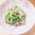 ゆかりんご117♪'s cooksnap of when they made 豚バラ豆苗炒め.