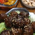 ｏｋｕｍｉ３２'s cooksnap of when they made 肉団子の黒酢あん.