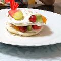 りりもこもこ's cooksnap of when they made パンケーキで☆２歳のバースデーケーキ.