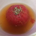 FUHAKKY's cooksnap of when they made 動画レシピトマト白だしめんつゆ冷製スープ.