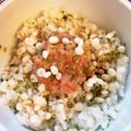 ˚✧₊⁎ゆう˚✧₊⁎'s cooksnap of when they made 天かすの食感に笑み♪青さが薫る明太子ご飯.
