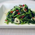 クック3539PY☆'s cooksnap of when they made まずはシンプルに！シャキシャキ空芯菜炒め.
