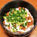 くろまつぅ。's cooksnap of when they made 朝昼ご飯に♪はごろも煮缶で簡単ずぼら丼♡.