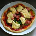 pchan♪'s cooksnap of when they made カリッふんわり　手作りピザ　～薄力粉で～.