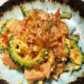 ひこモチ's cooksnap of when they made 簡単！スパムでゴーヤチャンプル！.