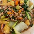 龍巻りん's cooksnap of when they made チンゲン菜のとろ～りひき肉オイスター炒め.