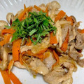 みんみん87's cooksnap of when they made みょうがと豚こま爽やか炒め.