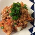 ベティ３'s cooksnap of when they made キムチ納豆の冷奴.