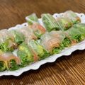 ピーチメリル's cooksnap of when they made スモークサーモンの簡単生春巻き.