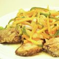 イエローバード's cooksnap of when they made フライパンで簡単揚げ焼き！ぶりの南蛮漬け.
